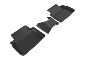 Subaru XV Crosstrek Floor Mats - Rear - 3D MAXpider - Kagu Series - Black - `17-`19 Subaru XV Crosstrek Floor Mats - Rear - 3D MAXpider - Kagu Series - Black - `17-`19